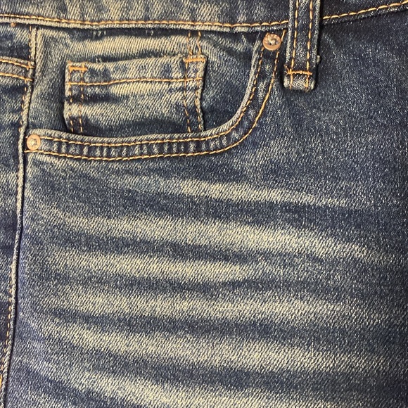 NWT [Frayed] High Rise Distressed Straight Leg Denim Jeans Women’s Size 29 - Picture 7 of 8